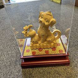 Fengshui Golden Sands Art Decoration   Lucky Dog