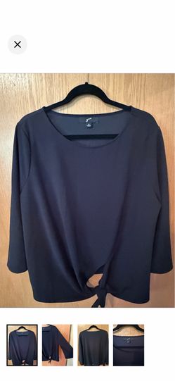 Woman black top XL