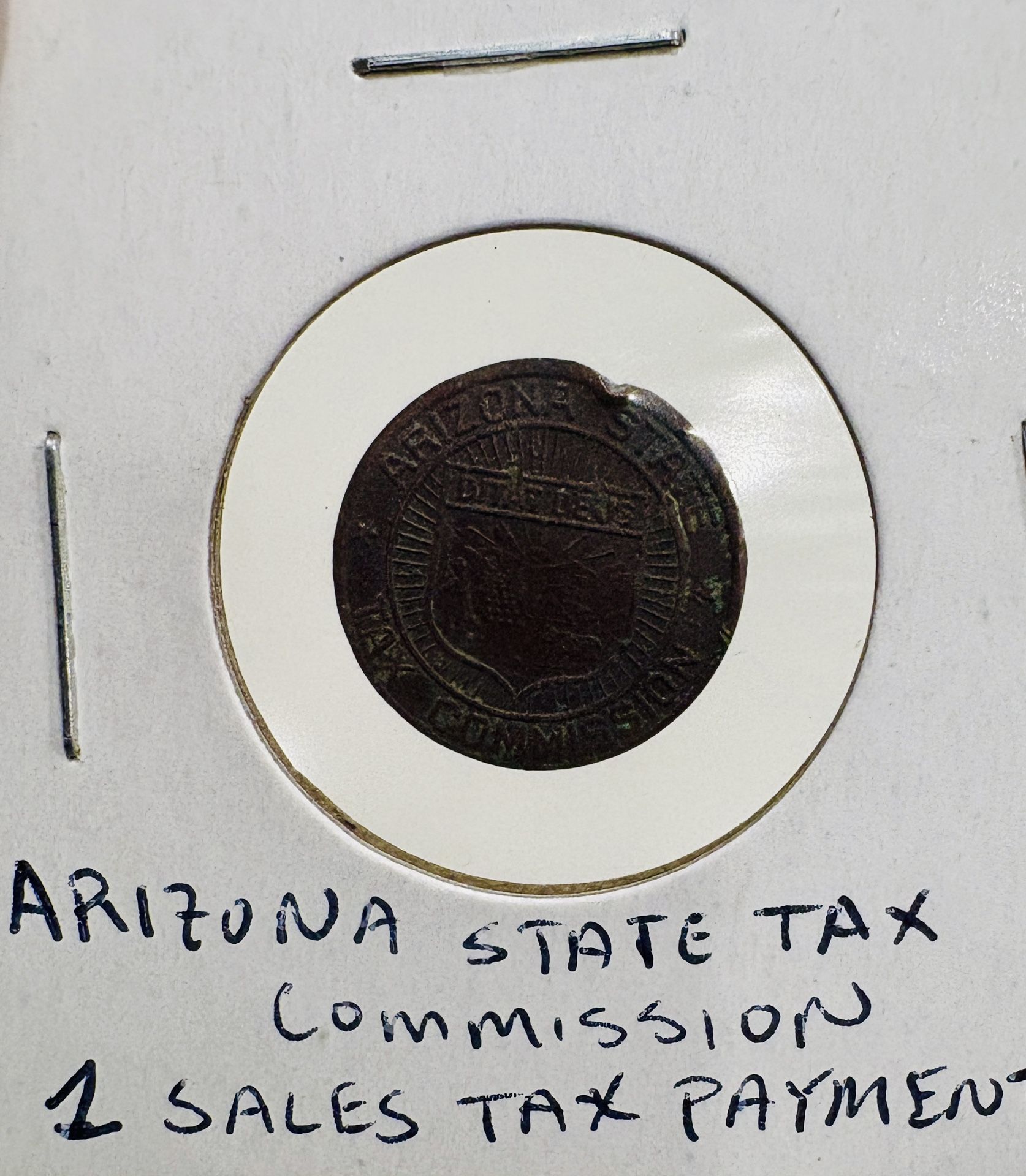Arizona Sales Tax Token 