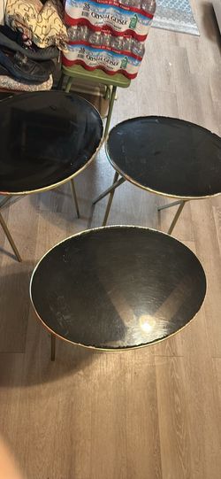 Folding tables light weight 28” inches tall