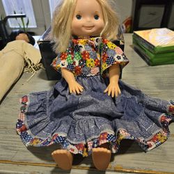 Vintage Fisher Price My Friend Mandy Doll With Clothing

