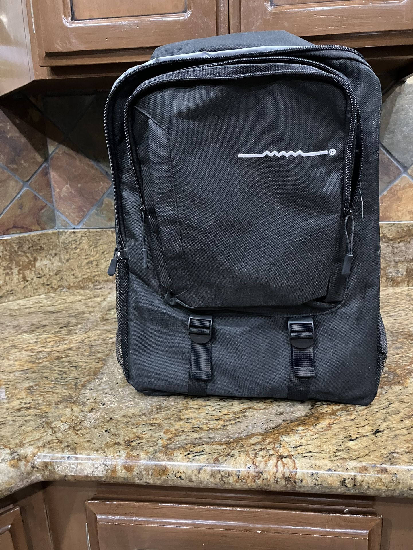 Black Backpack 18” x 12” x 7 deep