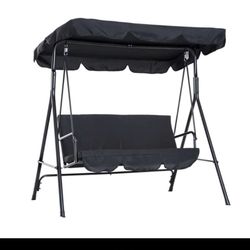 2021 Solid Outdoor Waterproof Summer Garden Courtyard Swing Awning Solid Swing Tent Gazebo Canopy Outdoor (Only the tent roof )