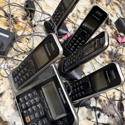 Panasonic Table Phone Set Of 5 Pcs 