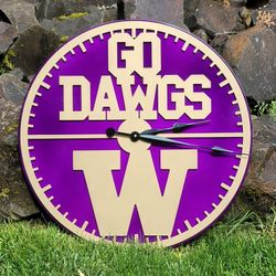 24" Custom Team/School Clock