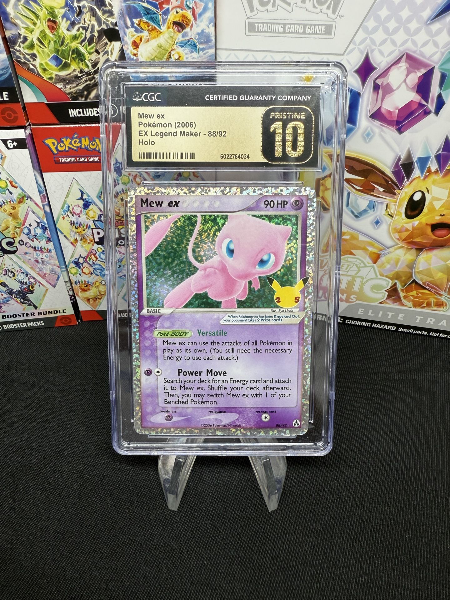 Pokemon Mew Ex 88/92 Celebrations CGC 10 Pristine
