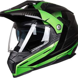 New Dual Sport Dot Off Road Dirt Bike Motorcycle Helmet $120