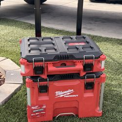 🔥 Milwaukee PACKOUT Rolling Tool Box (NEW) 🔥 Habló Español