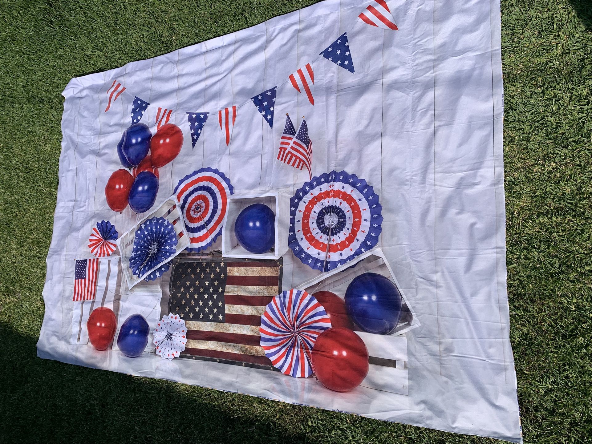 4 July Fabric Banner