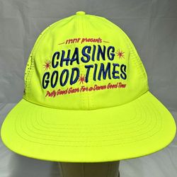 Rnnr “Chasing Good Times” 6-Panel Light Weight Adjustable Running Hat Cap NWOT