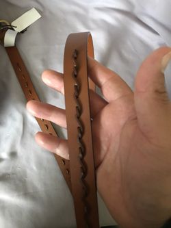 Women Brown Leather Belt Size Large Melrose And Market New