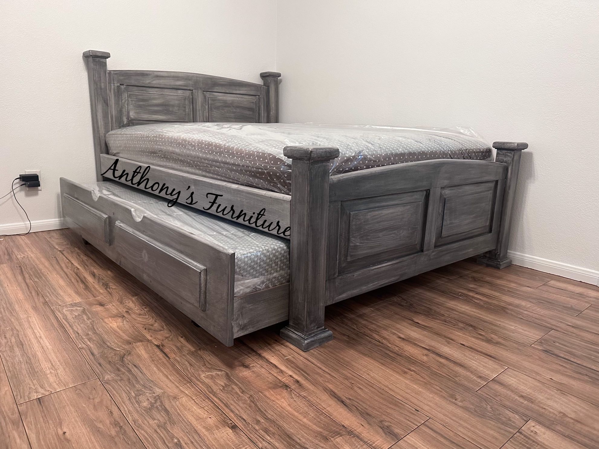 Full Bed With Trundle And Mattress Included More Colors Available
