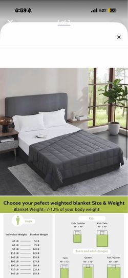 BRAND NEW WEIGHTED BLANKET 15 LBS