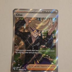 Clive 227/091 Pokemon Paldean Fates - NM