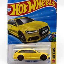 Hot Wheels 1:64 Scale Diecast Model Car - ‘17 Audi RS 6 Avant 