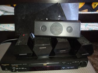 Samsung Blue ray, Samsung DVD Player, 5 Samsung Speaker With Sound System