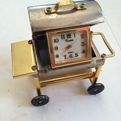 One of a Kind BBQ Grill Decorative Table Clock 