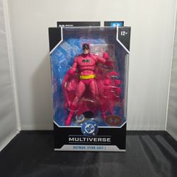 McFarlane DC Multiverse Batman Pink Suit Figure Red Platinum Edition NIB (J3)