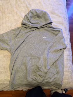 Grey Nike hoodie  size Xl