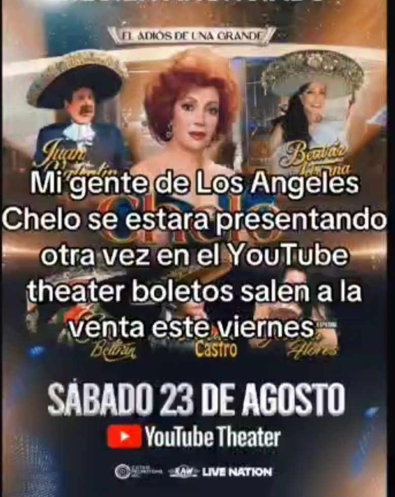 Tengo 3 Boletos En Venta Para El Concierto De Chelo En El You Tube Theater En Inglewood Ca El 23 De Agosto