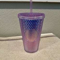Starbucks China cotton Candy Aurora grande Studded Tumbler. Brand New