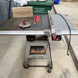 10” Craftsman Table Saw 