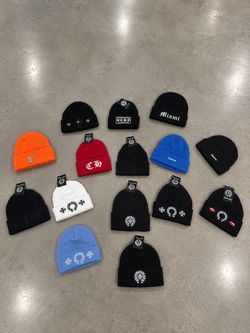 Chrome Hearts & Supreme Beanie Lot of 14