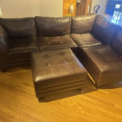 Modular L 5 Piece Sectional Couch