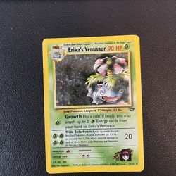 Erika’s Venusaur #4 Holo Pokemon Card