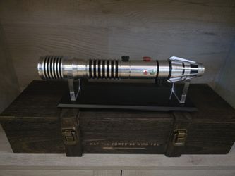 Star Wars Plo Kloon Proffie NeoPixel Lightsaber With Display
