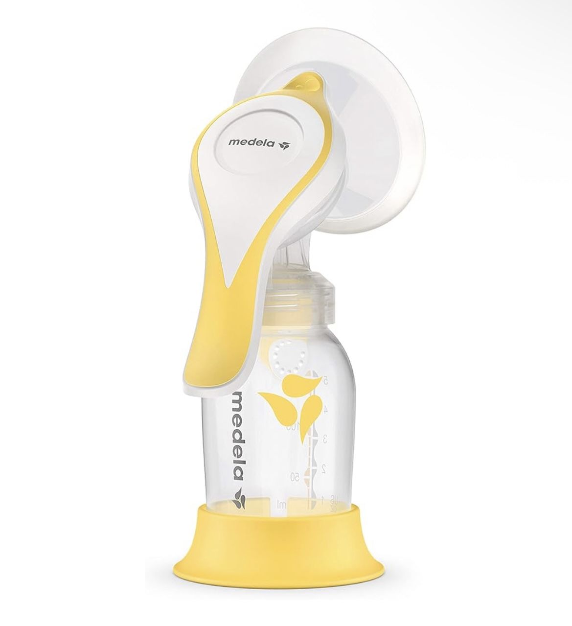 Medela Manual breast pump with Flex Shields Harmony Single Hand for More Comfort and Expressing More Milk