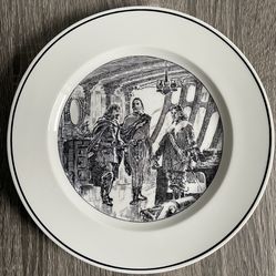 Extremely rare collectible Lamberton Scammell vintage China plate