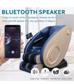 BILITOK Full Body Zero Gravity Massage Chair with Heat Therapy, 5 Auto Modes, and Remote Control, Ultimate Relaxation for Back, Shoulders, Arms, Hips,