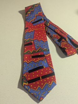 Funky Mens Tie  417 By Van Huesin