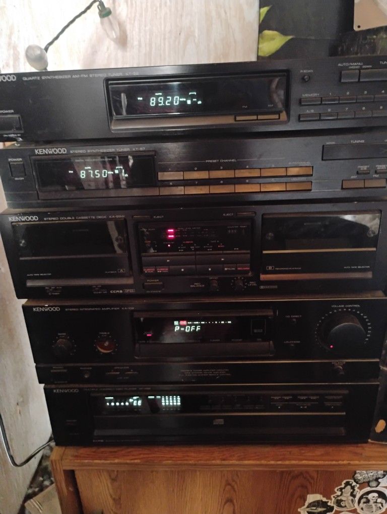 Kenwood 5 Piece Separate Unit Home Stereo System
