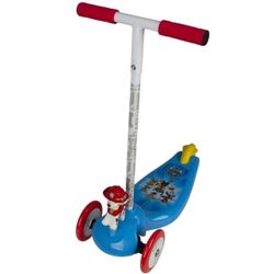 PlayWheels Paw Patrol 3 Wheel Leaning Scooter with Bobbling Head