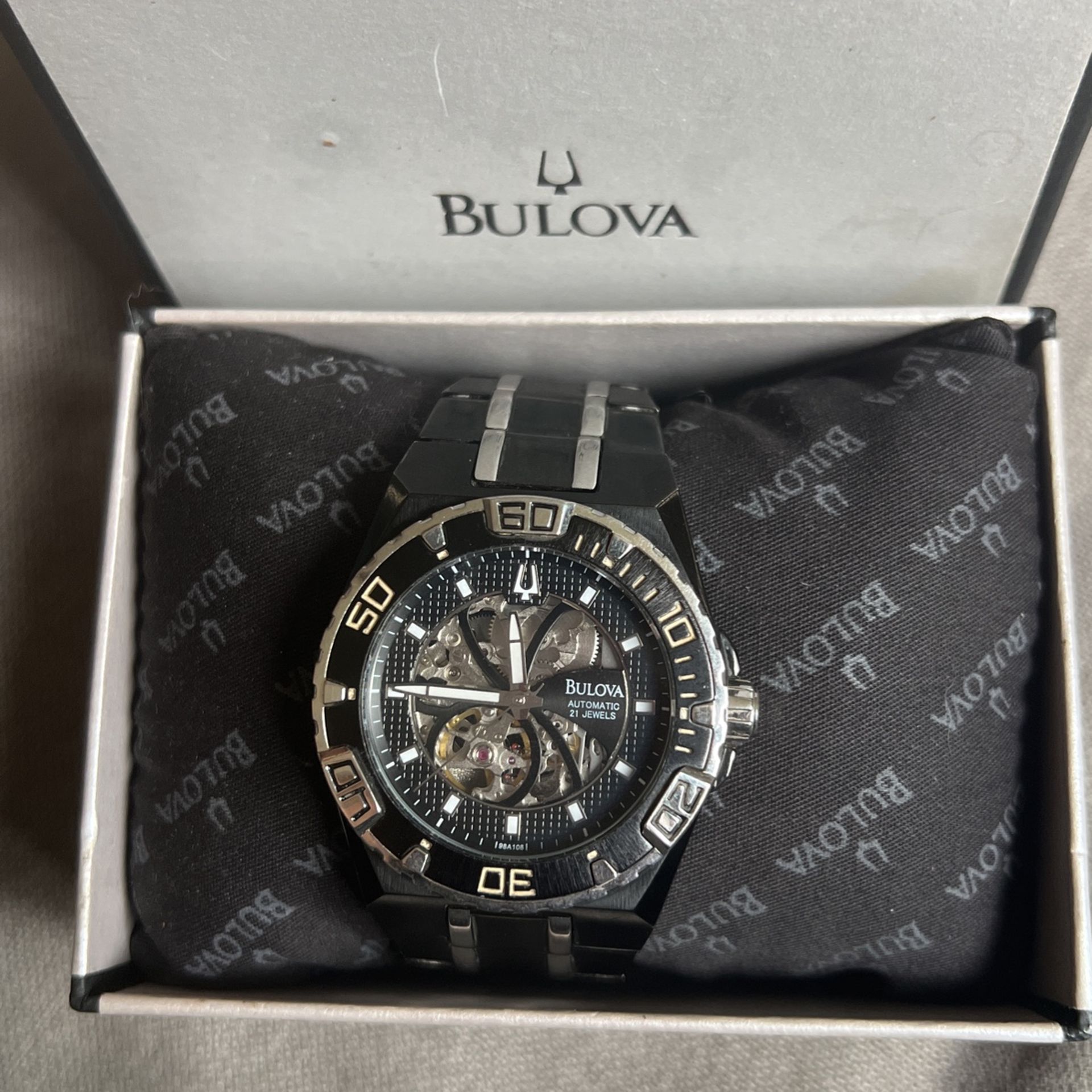 Bulova Men s 98A108 Marine Star Mechanical Hand Wind