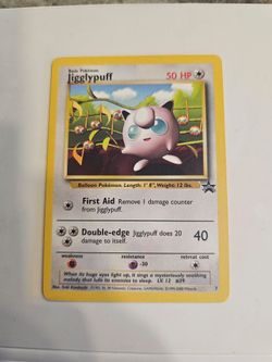 NM 2000 Pokemon WOTC Black Star Promo Jigglypuff #7