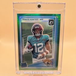 2025 Travis Hunter Green Pulsar Optic Rookie Football Card🔥
