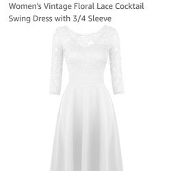Plus size white Vintage wedding dress