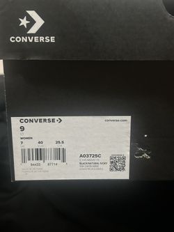 Converse Black High tops Women’s Size 9 Men Size 7