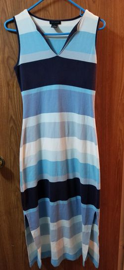 Blue Striped Sundress