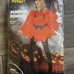 Costume Pumpkin Poncho