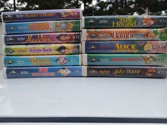 Walt Disney Black Diamond Vhs Tape Collection