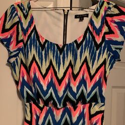 Multicolor Women Midi Dress 