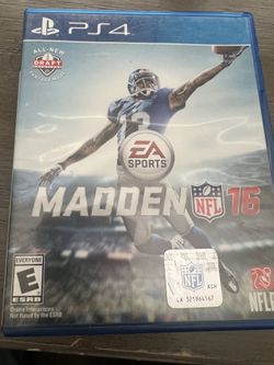 PS4 game Madden 16