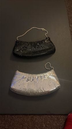 Metal Mesh Evening Clutch Bags Set of 2