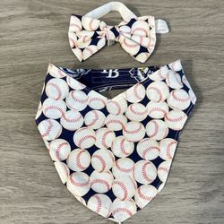 Reversible Dog Bandana And Bow Tie 