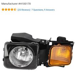 Hummer Driver Side Headlight 06-10 