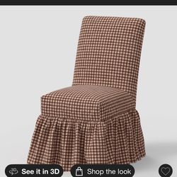 Ruffled Slipcover Dining Chairs from Threshold